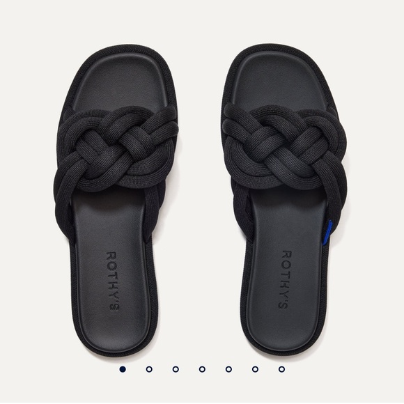 Rothy’s The Summer Sandal in black - Picture 1 of 5